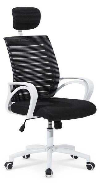 Scaun de birou Houston 480, Alb, Negru, 110x61x68cm, 13 kg