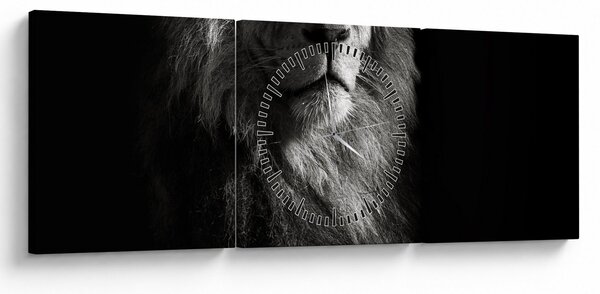 Tablou - Leu (cu ceas) (90x30 cm)
