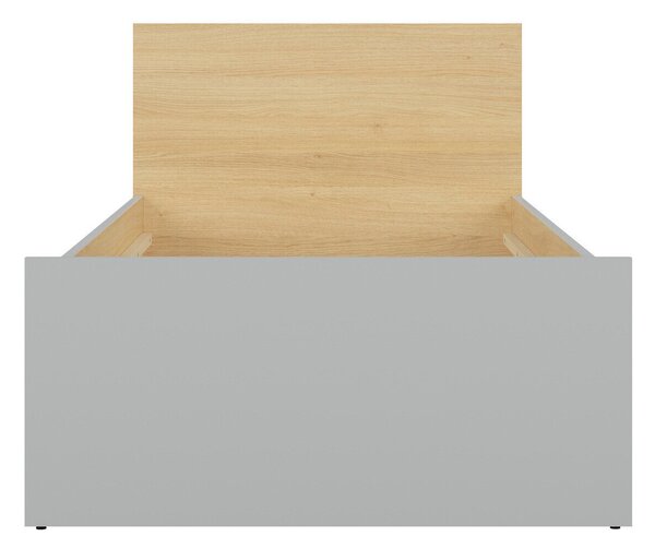Pat Nuevaru 104, Stejar, Gri deschis, PAL laminat, 81x95x204cm, 31 kg