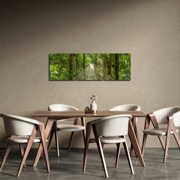 Tablou - Pod suspendat (cu ceas) (90x30 cm)