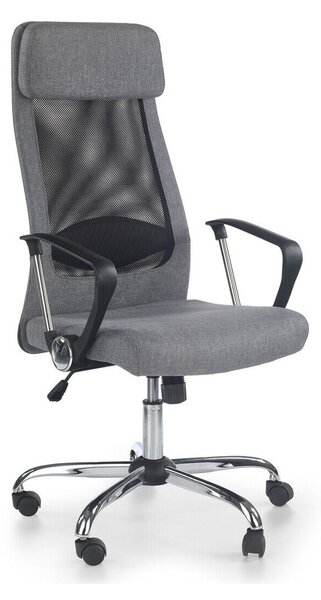 Scaun de birou Houston 534, Negru, Gri, 113x61x64cm, 14 kg