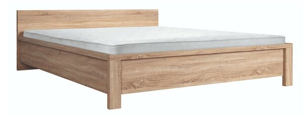 Set dormitor Nolroma 124, Stejar Sonoma, Alb, PAL laminat