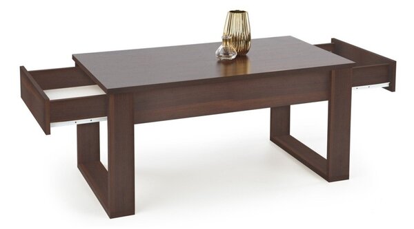 Măsuță de cafea Houston 865, Alun închis, PAL laminat, 52x60x110cm, 23.5 kg
