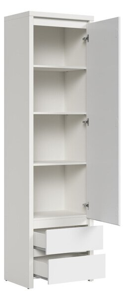 Raft Nolroma 127, Alb, PAL laminat, 201x56x41cm, 51 kg