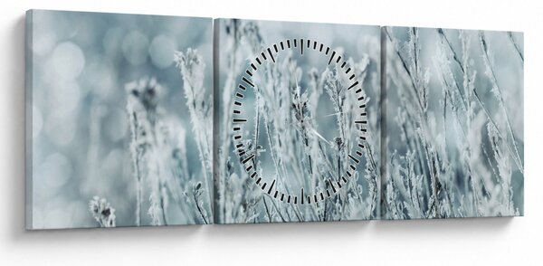 Tablou - Magia iernii (cu ceas) (90x30 cm)