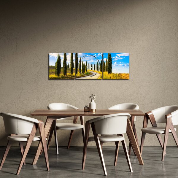 Tablou - Peisaj (cu ceas) (90x30 cm)