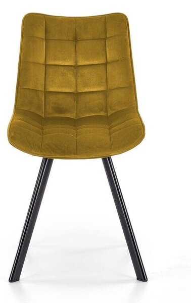 Scaun Houston 739, Negru, Verde gălbui, 84x46x61cm, 7.6 kg