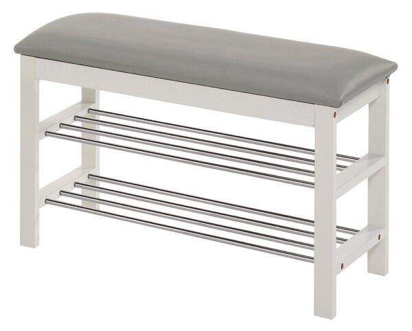 Raft pantof Houston 967, Gri, Alb, 48x81x31cm, 7.1 kg