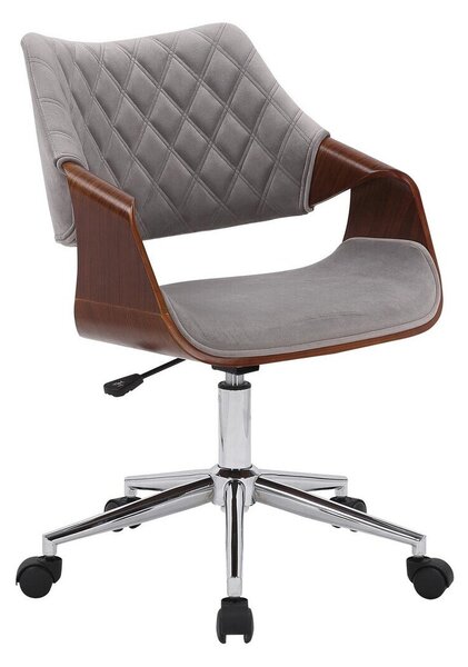 Scaun de birou Houston 1036, Gri, Nuca, 80x58x64cm, 12 kg