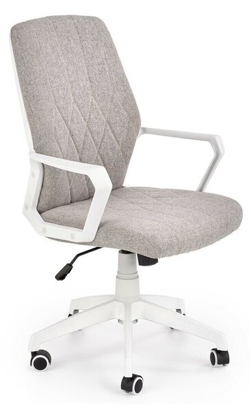 Scaun de birou Houston 1092, Gri deschis, Alb, 99x59x62cm, 14 kg