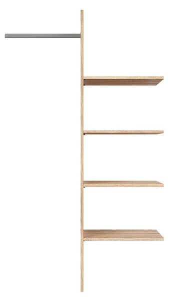 Rafturi Nolroma 135, Stejar Sonoma, PAL laminat, 148x86x52cm, 18 kg