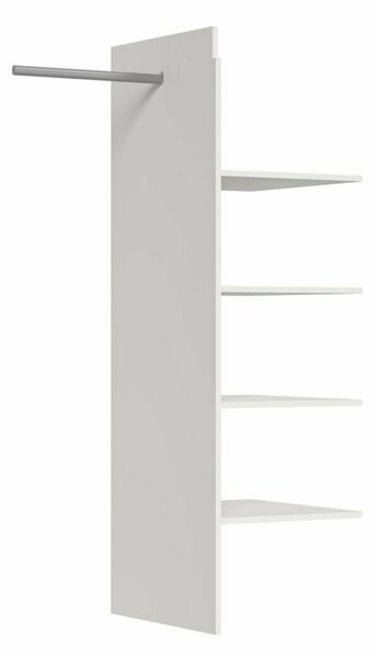 Rafturi Nolroma 135, Alb, PAL laminat, 148x86x52cm, 18 kg