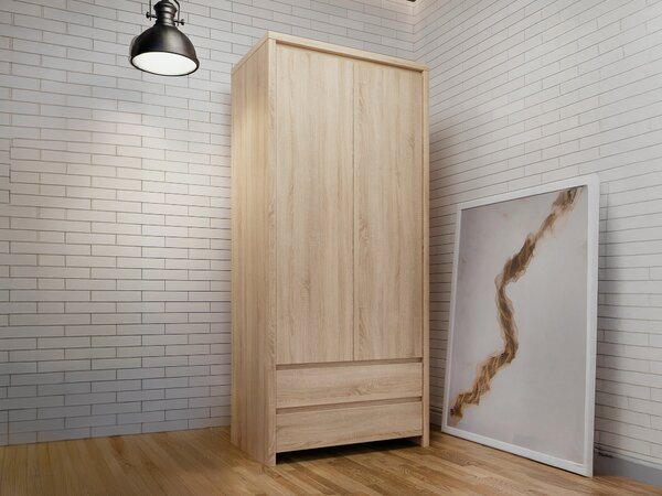 Raft Nolroma 141, Stejar Sonoma, PAL laminat, 201x90x41cm, 67.2 kg