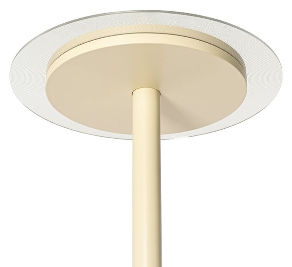 Arcchio Lampadar LED Frile, bej, înălțime 190 cm, dimabil, reglabil, Bej, Camera de zi / sufragerie, Aluminiu, Modern