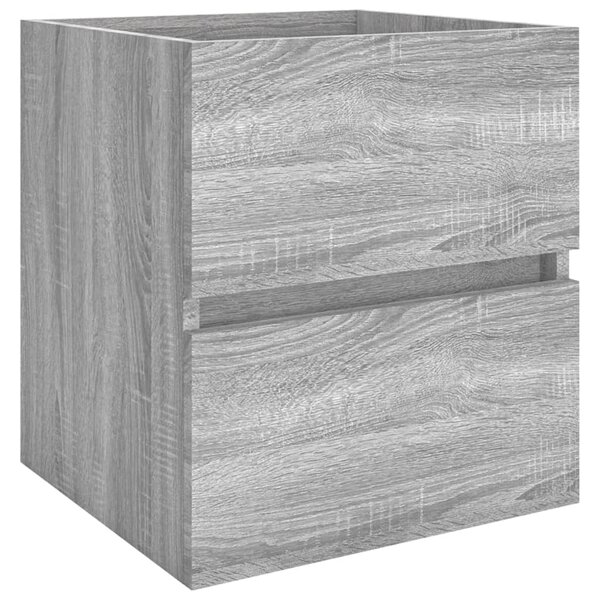 Dulap de chiuvetă, sonoma gri, 41x38,5x45 cm, lemn prelucrat