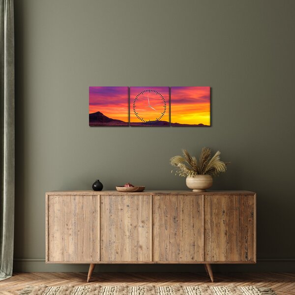 Tablou - Drum (cu ceas) (90x30 cm)