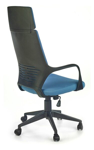 Scaun de birou Houston 1201, Albastru, Negru, 115x64x61cm, 14 kg