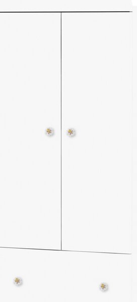 Dulap garderoba 2 usi Exclusive White