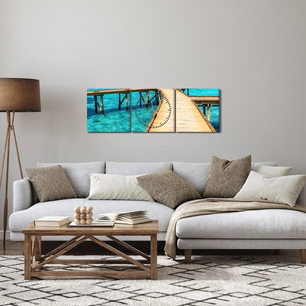 Tablou - Dig (cu ceas) (90x30 cm)