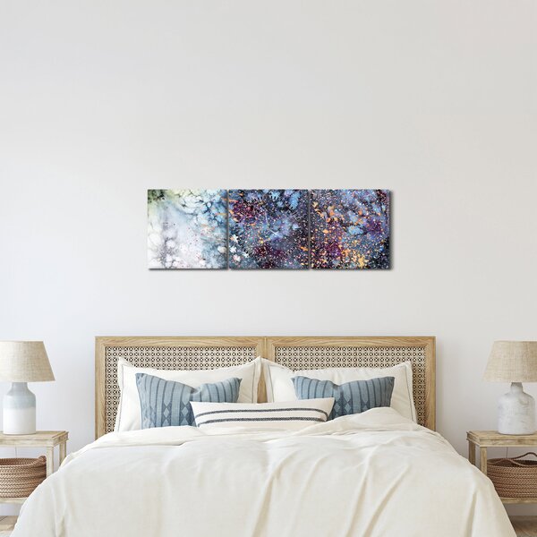 Tablou - Abstract (cu ceas) (90x30 cm)