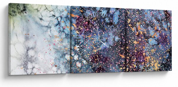 Tablou - Abstract (cu ceas) (90x30 cm)