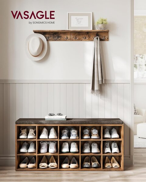 Bancuta pantofar Maro Vasagle 105x30x48 cm