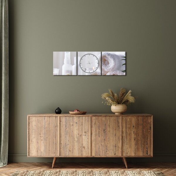 Tablou - Spa (cu ceas) (90x30 cm)