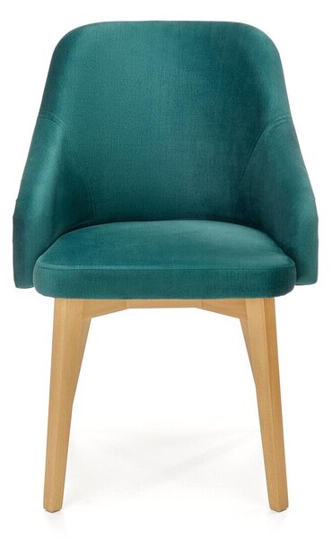 Scaun Houston 709, Turcoaz, 86x57x56cm, 9.5 kg, Lemn: Fag