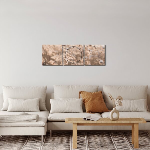 Tablou - Adiere de luncă (cu ceas) (90x30 cm)