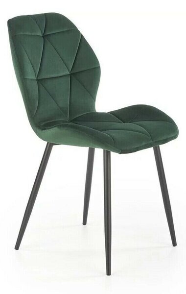 Scaun Houston 1234, Negru, Verde închis, 86x48x53cm, 5.3 kg