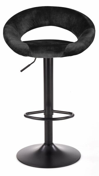 Scaun de bar Houston 994, Negru, 78x53x48cm, 7 kg