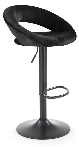 Scaun de bar Houston 994, Negru, 78x53x48cm, 7 kg