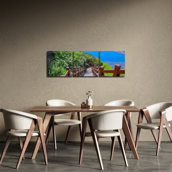 Tablou - Panorama (cu ceas) (90x30 cm)