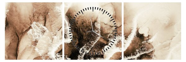 Tablou - Abstract (cu ceas) (90x30 cm)