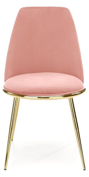 Scaun Houston 1327, Roz deschis, Auriu, 84x49x54cm, 6 kg