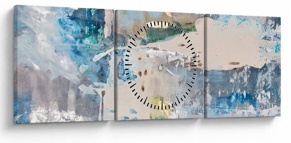 Tablou - Abstract (cu ceas) (90x30 cm)