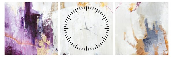 Tablou - Abstract (cu ceas) (90x30 cm)