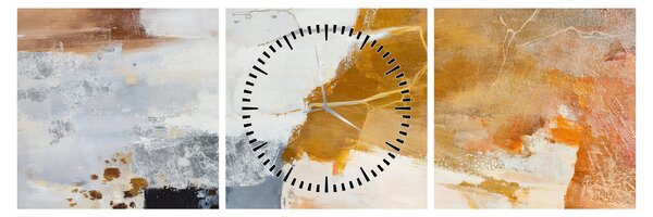 Tablou - Abstract (cu ceas) (90x30 cm)
