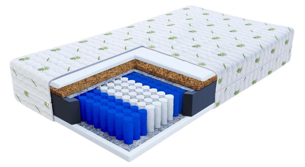 Saltea cu arcuri Hunt 80x200 cu cocos