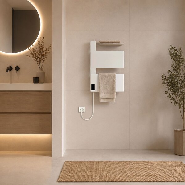 Mereo, Mereo Încălzitor electric pentru prosoape, 2 module, alb, MER-MT81W