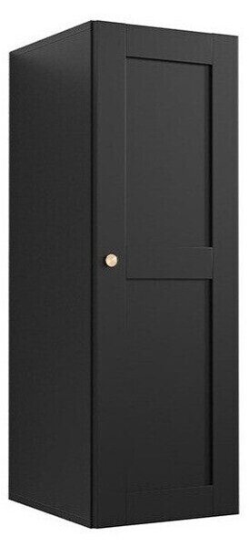 Dulap de perete Artifar, Negru, MDF, PAL laminat, 100x34x40cm, 18 kg
