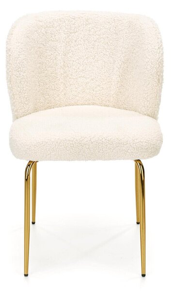 Scaun Houston 1356, Auriu, Crem, 80x54x64cm, 7 kg