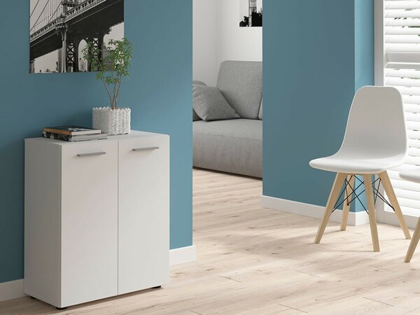 Bufet Votola 103, Alb, PAL laminat, 72x60x32cm, 18 kg