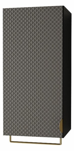 Cabinet de baie suspendat Matrix, Gri, MDF, PAL laminat, 78x35x35cm, 16 kg