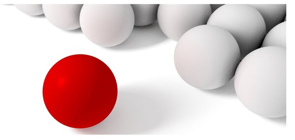 Tablou cu bilă (120x50 cm)
