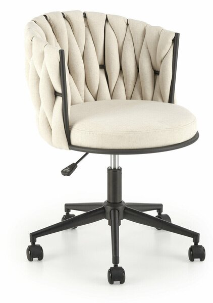 Scaun de birou Houston 1406, Crem, 75x55x60cm, 10 kg