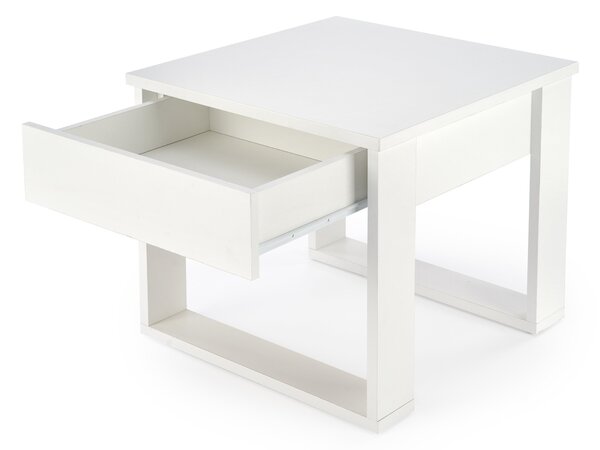 Măsuță de cafea Houston 1401, Alb, PAL laminat, 52x60x60cm, 15 kg