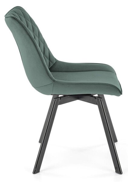 Scaun Houston 1442, Verde, Negru, 80x46x63cm, 7.6 kg
