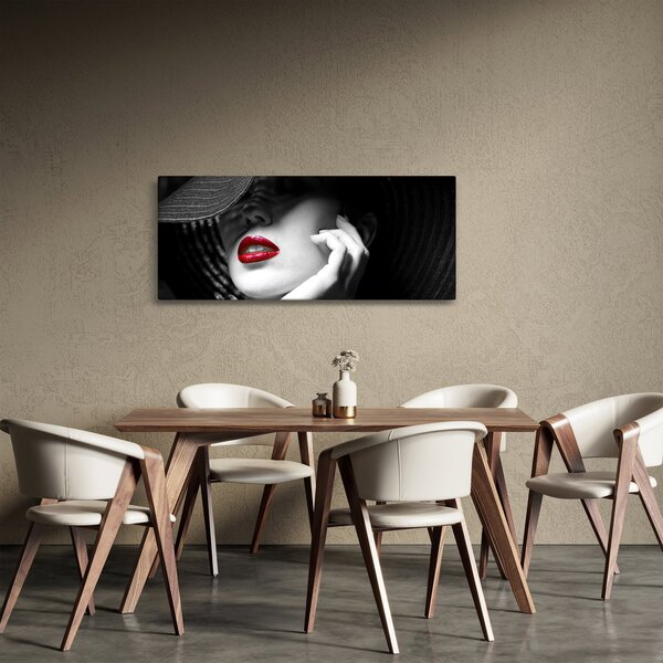 Tablou - Femeie cu pălărie (120x50 cm)