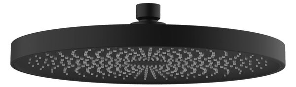 Oltens Vann cap de duș 26x26 cm rotund negru mat 37007300